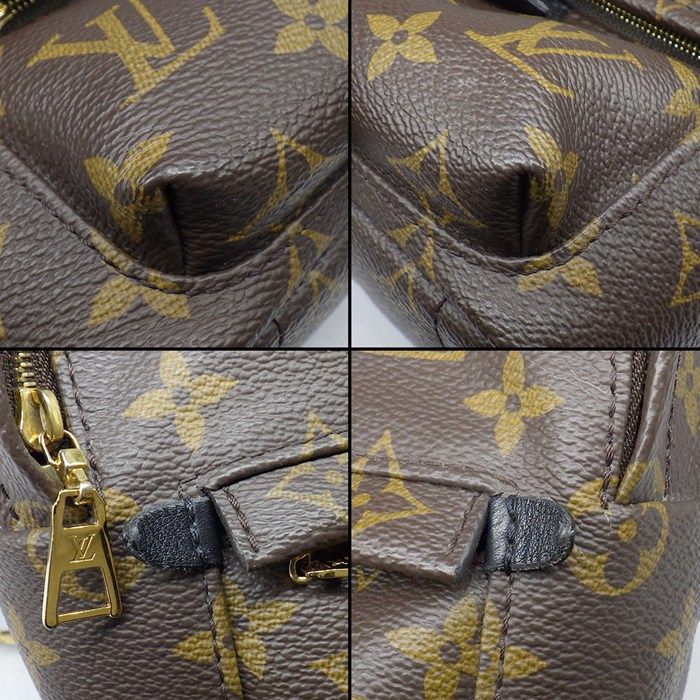 Louis Vuitton Backpack Palm Springs Mini Brown Monogram Canvas Leather — view 8