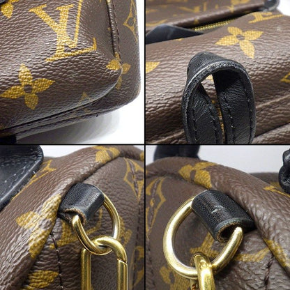 Louis Vuitton Backpack Palm Springs Mini Brown Monogram Canvas Leather — view 9
