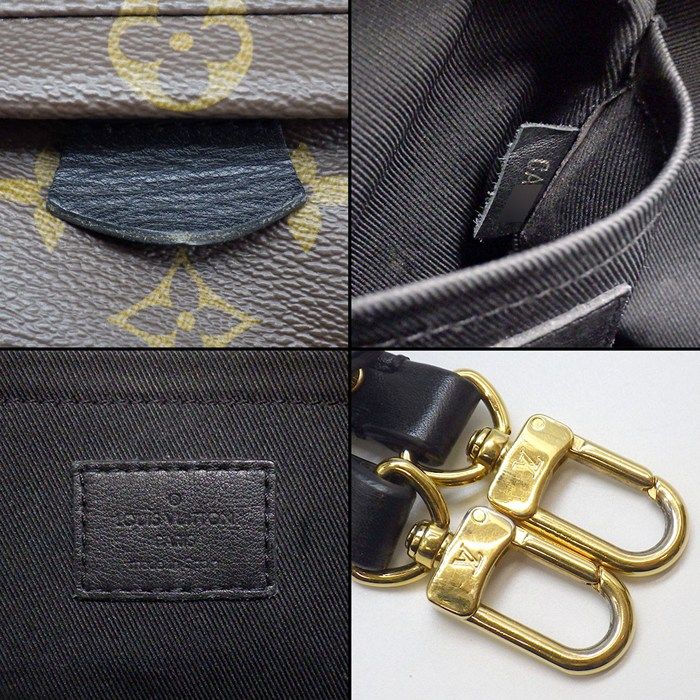 Louis Vuitton Backpack Palm Springs Mini Brown Monogram Canvas Leather — view 6