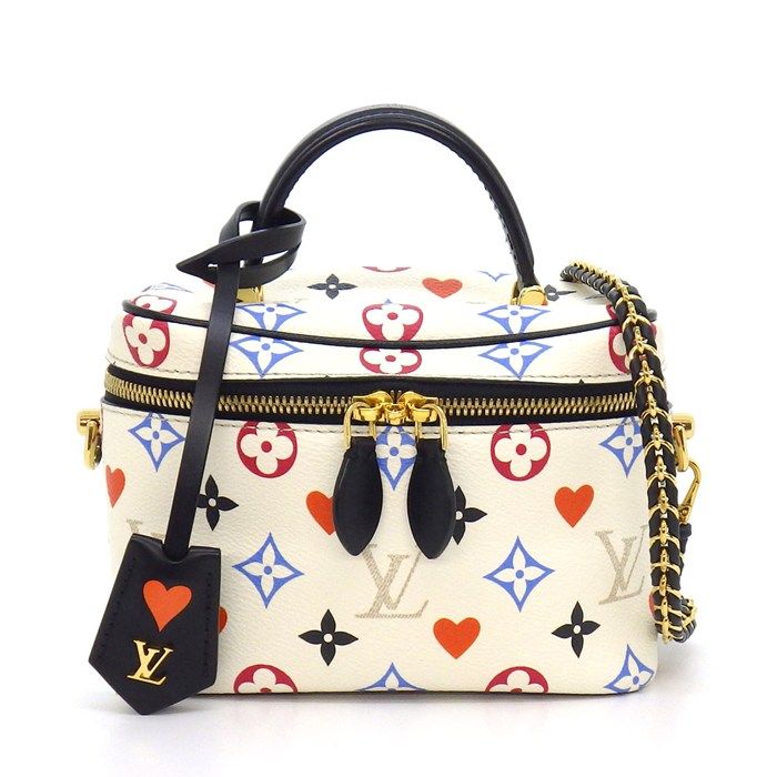 Louis Vuitton Shoulder Bag Vanity PM Blanc Multicolor Monogram Gameon Leather
