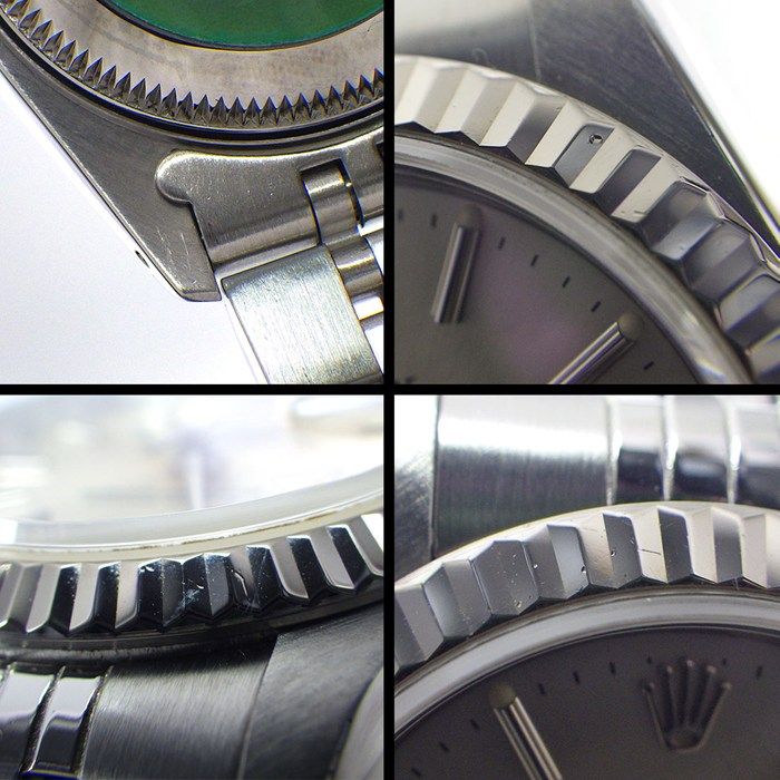 Rolex Datejust No Silver Dial Date 18k White Gold SS Automatic Winding Watch — view 7
