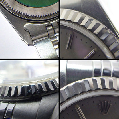 Rolex Datejust No Silver Dial Date 18k White Gold SS Automatic Winding Watch — view 7