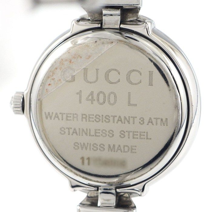 Gucci Watch Bangle Round Pink Shell Dial SS Quartz Analog — view 4