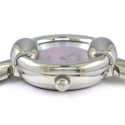 Gucci Watch Bangle Round Pink Shell Dial SS Quartz Analog — view 2