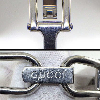 Gucci Watch Bangle Rectangular Sunray Silver Dial SS Quartz Analog — view 8
