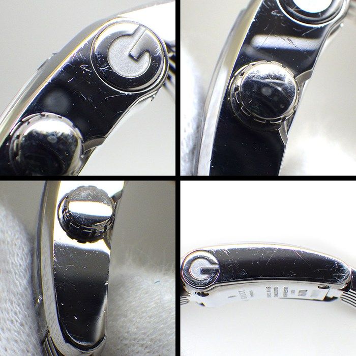 Gucci Watch Metro Rectangular GG Pattern Black Dial SS Quartz Analog — view 6