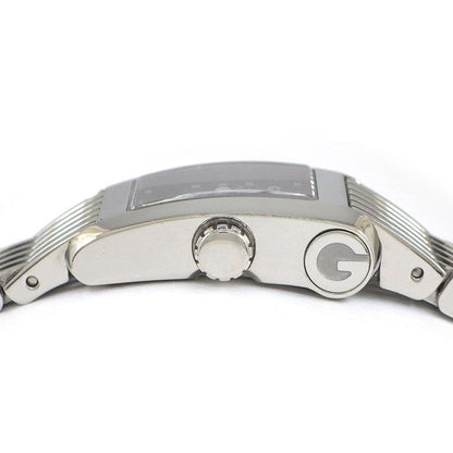 Gucci Watch Metro Rectangular GG Pattern Black Dial SS Quartz Analog — view 2