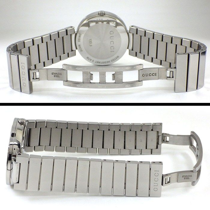 Gucci Watch Interlocking 133.3 GG Sunray Black Dial SS Quartz Analog — view 3