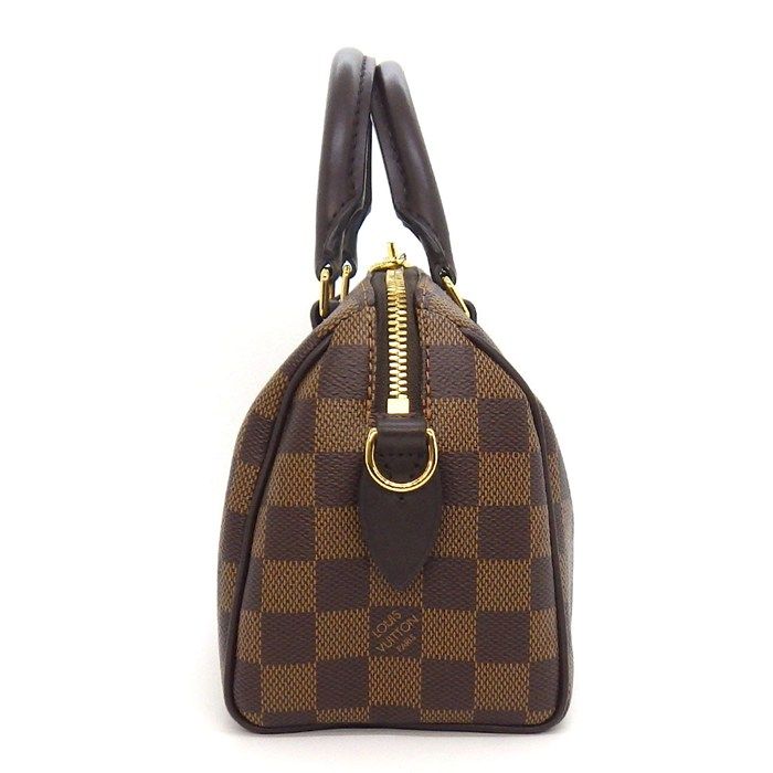 Louis Vuitton Shoulder Bag Speedy Bandouliere 20 Brown Beige Damier Ebene — view 3