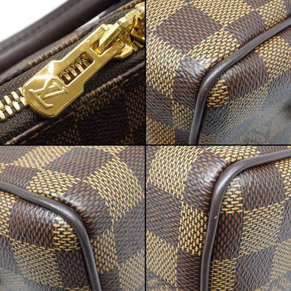Louis Vuitton Shoulder Bag Speedy Bandouliere 20 Brown Beige Damier Ebene — view 9