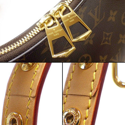 Louis Vuitton Shoulder Bag Boulogne PM Brown Natural Monogram Canvas Leather — view 8