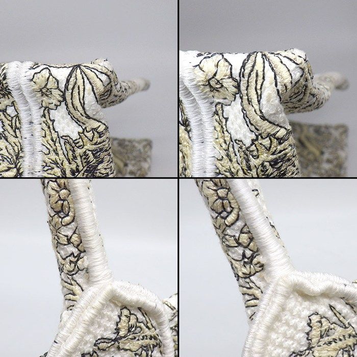Dior Tote Book White Around the World Embroidery — view 7