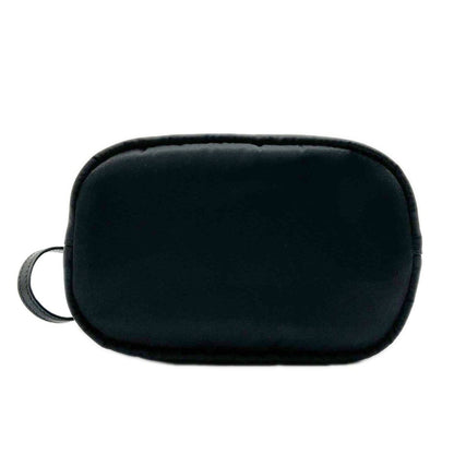 Prada Drawstring Nylon Purse Pouch Black — view 5