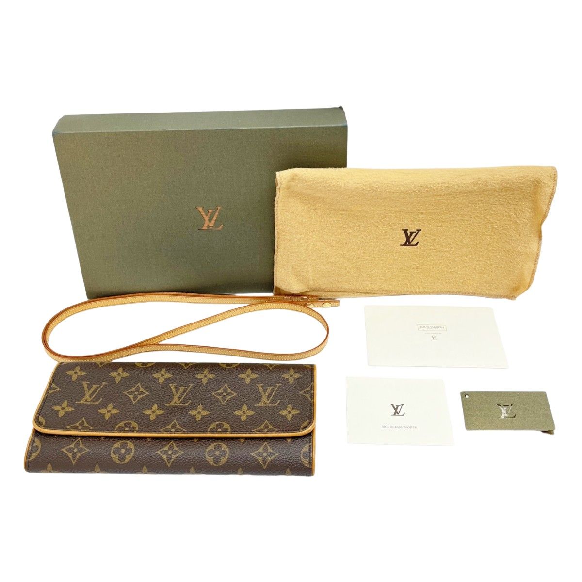 Louis Vuitton Handbag Monogram Twin GM Box with Cloth Bag