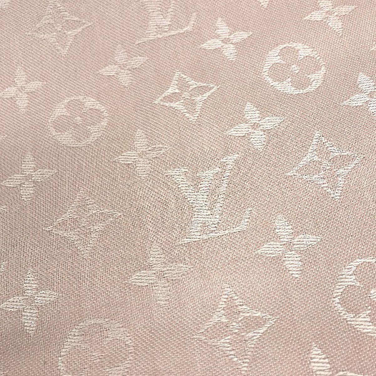 Louis Vuitton Shawl Monogram Silk Wool Scarf — view 8