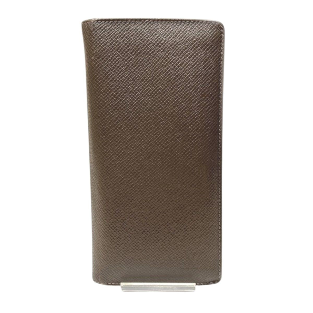 Louis Vuitton Portefeuille Brazza Glacier Taiga Bifold Wallet Leather