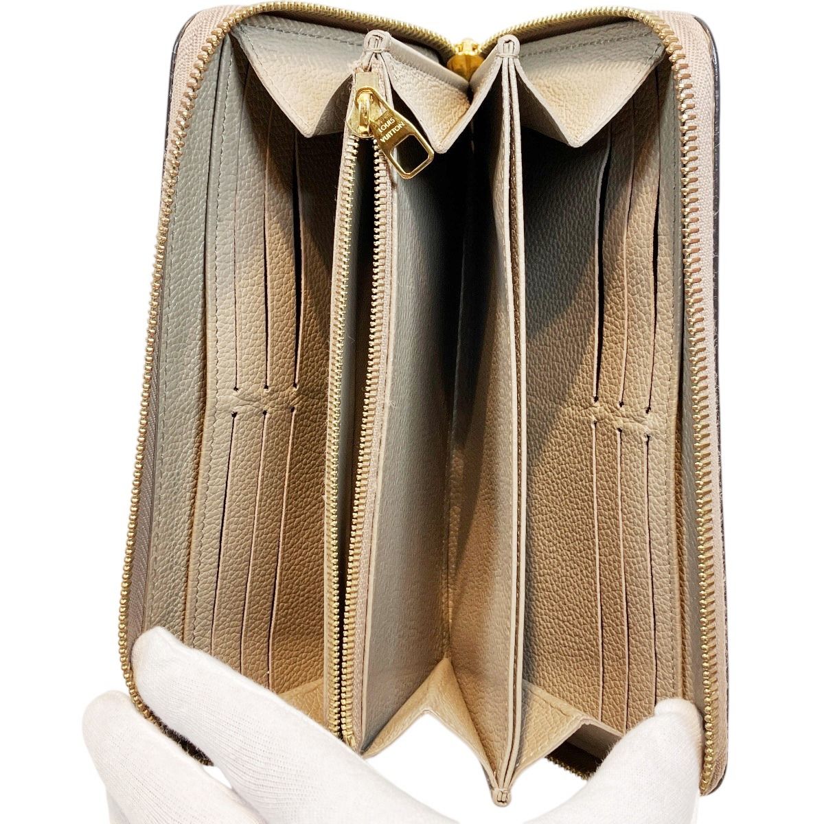 Louis Vuitton Zippy Wallet Monogram Empreinte Leather — view 3