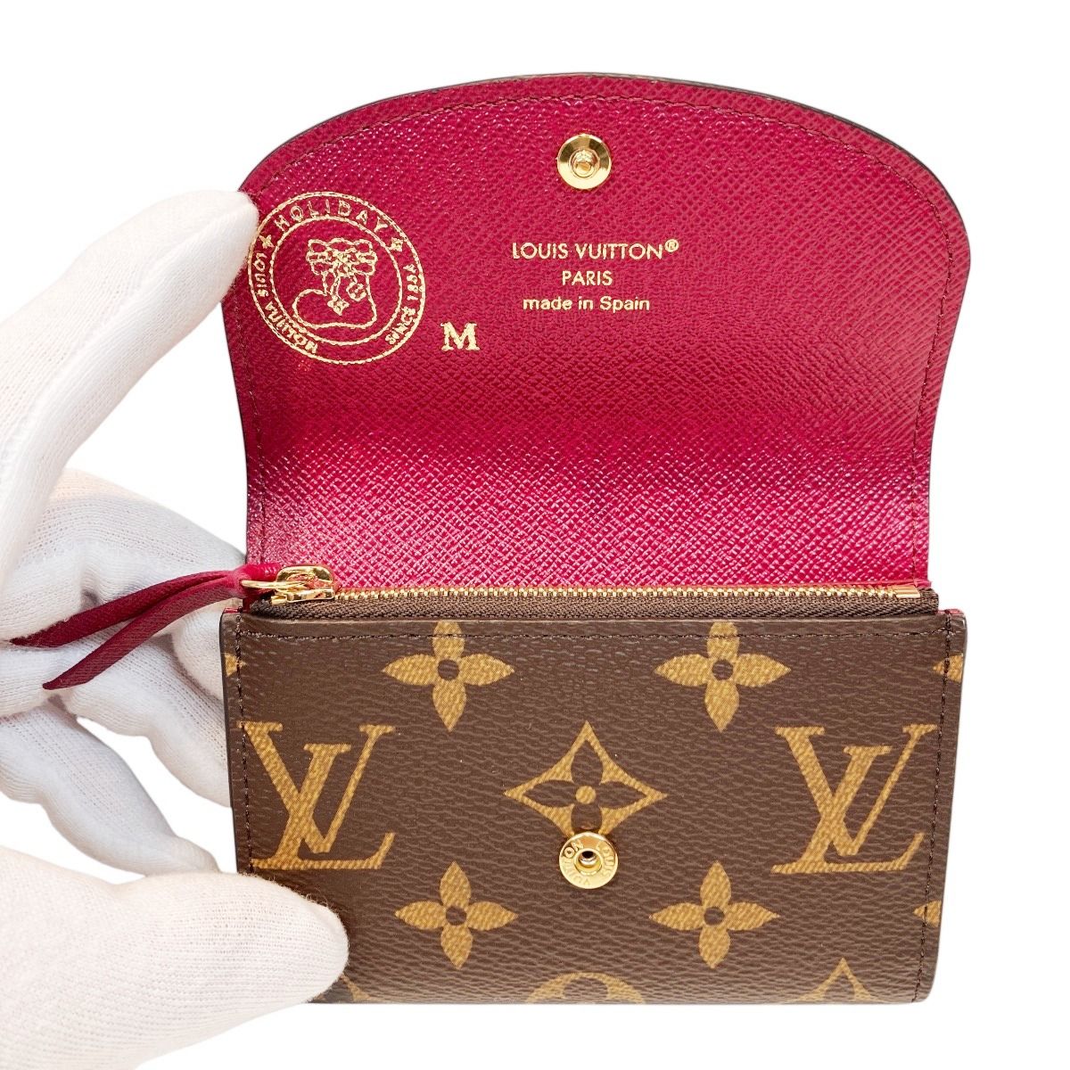 Louis Vuitton Porte-Monnaie Rosalie Monogram Coin Case Canvas — view 3