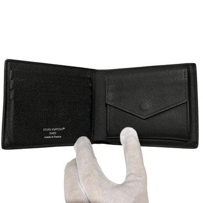 Louis Vuitton Portefeuille Marco NM Monogram Eclipse Bifold Wallet Canvas — view 3