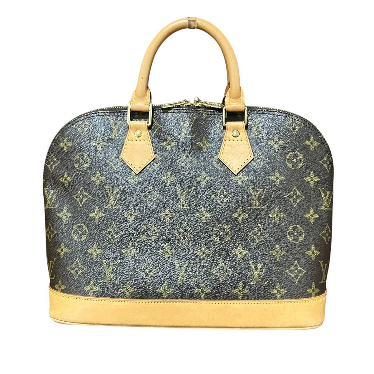 Louis Vuitton Alma Monogram Handbag Canvas