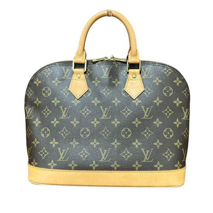 Louis Vuitton Alma Monogram Handbag Canvas