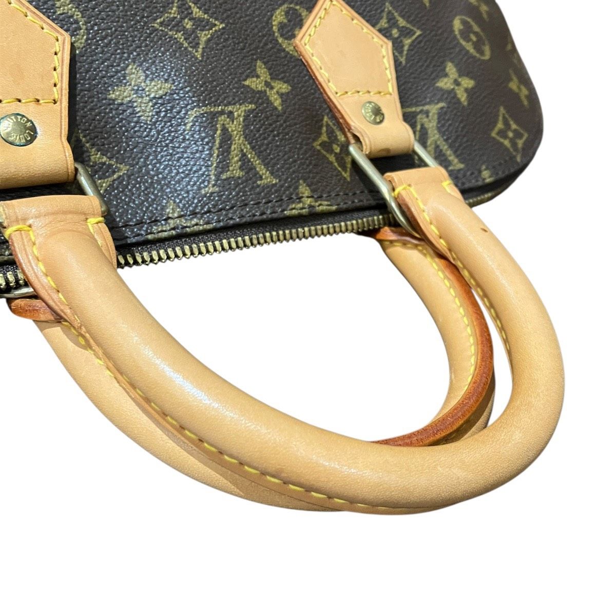 Louis Vuitton Alma Monogram Handbag Canvas — view 7