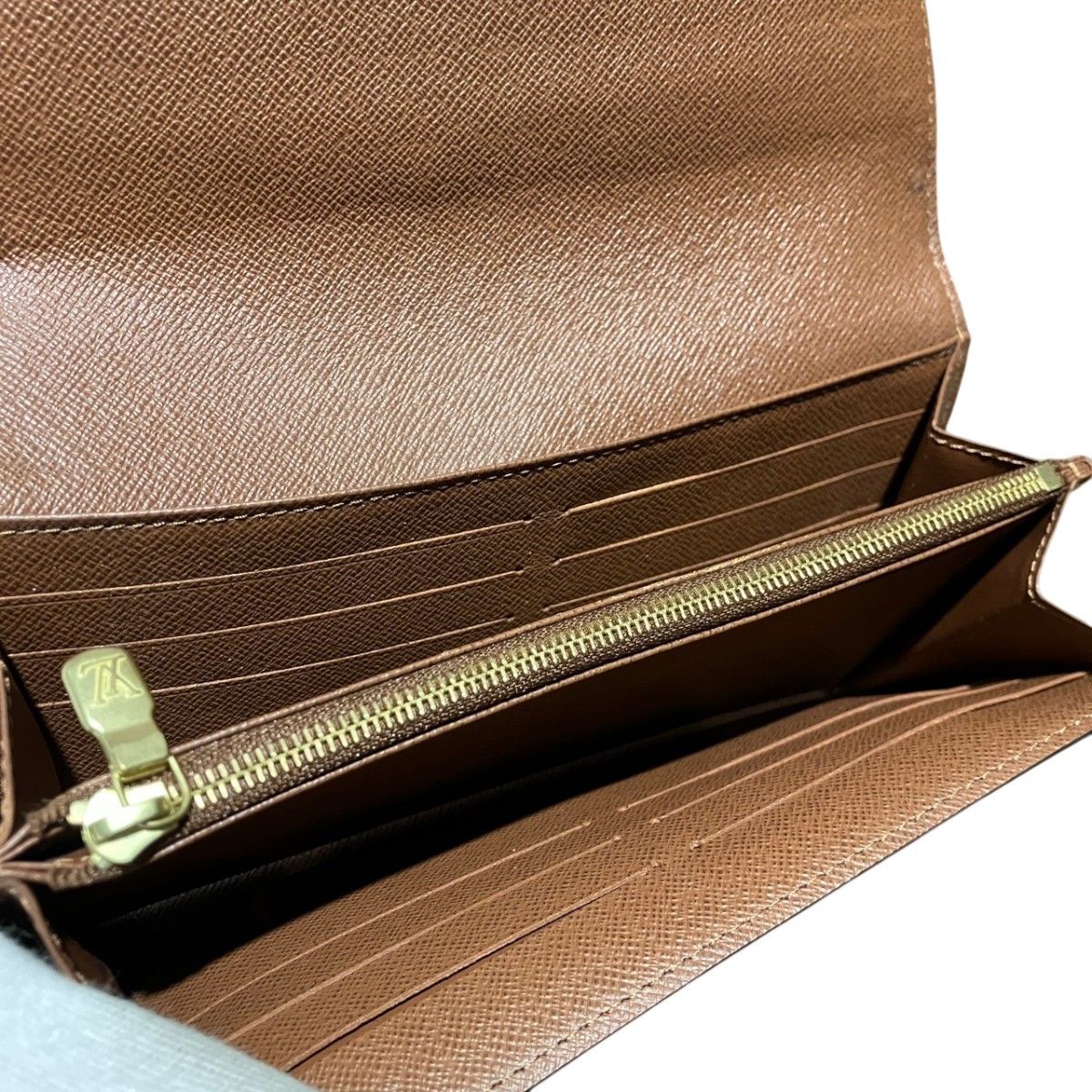 Louis Vuitton Portefeuille Sarah Monogram Wallet Leather — view 3