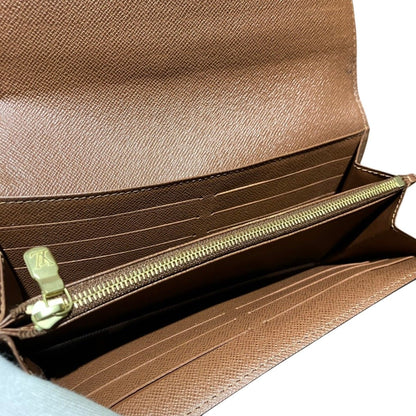 Louis Vuitton Portefeuille Sarah Monogram Wallet Leather — view 3