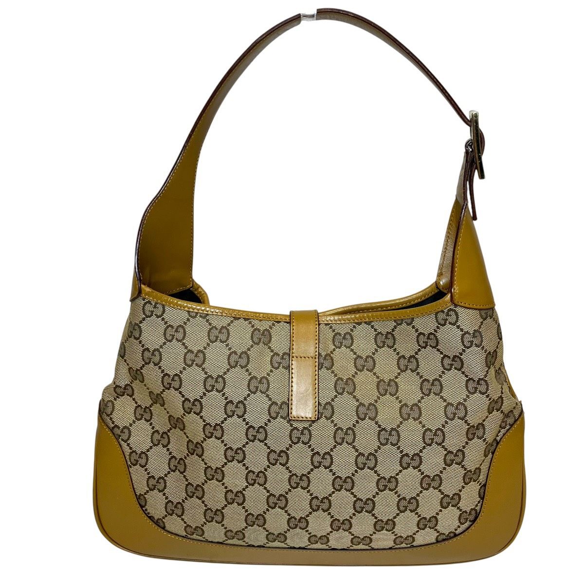 Gucci Jackie Shoulder Bag Canvas Leather — view 2