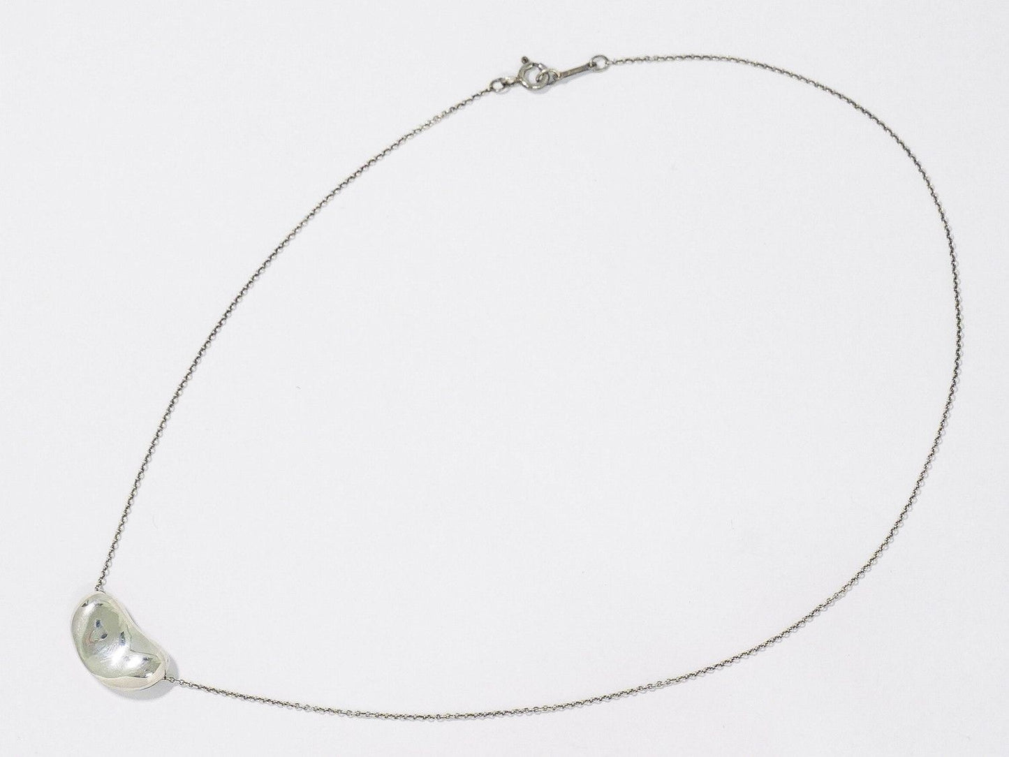 Tiffany & Co Bean 925 Necklace Pendant Silver — view 2