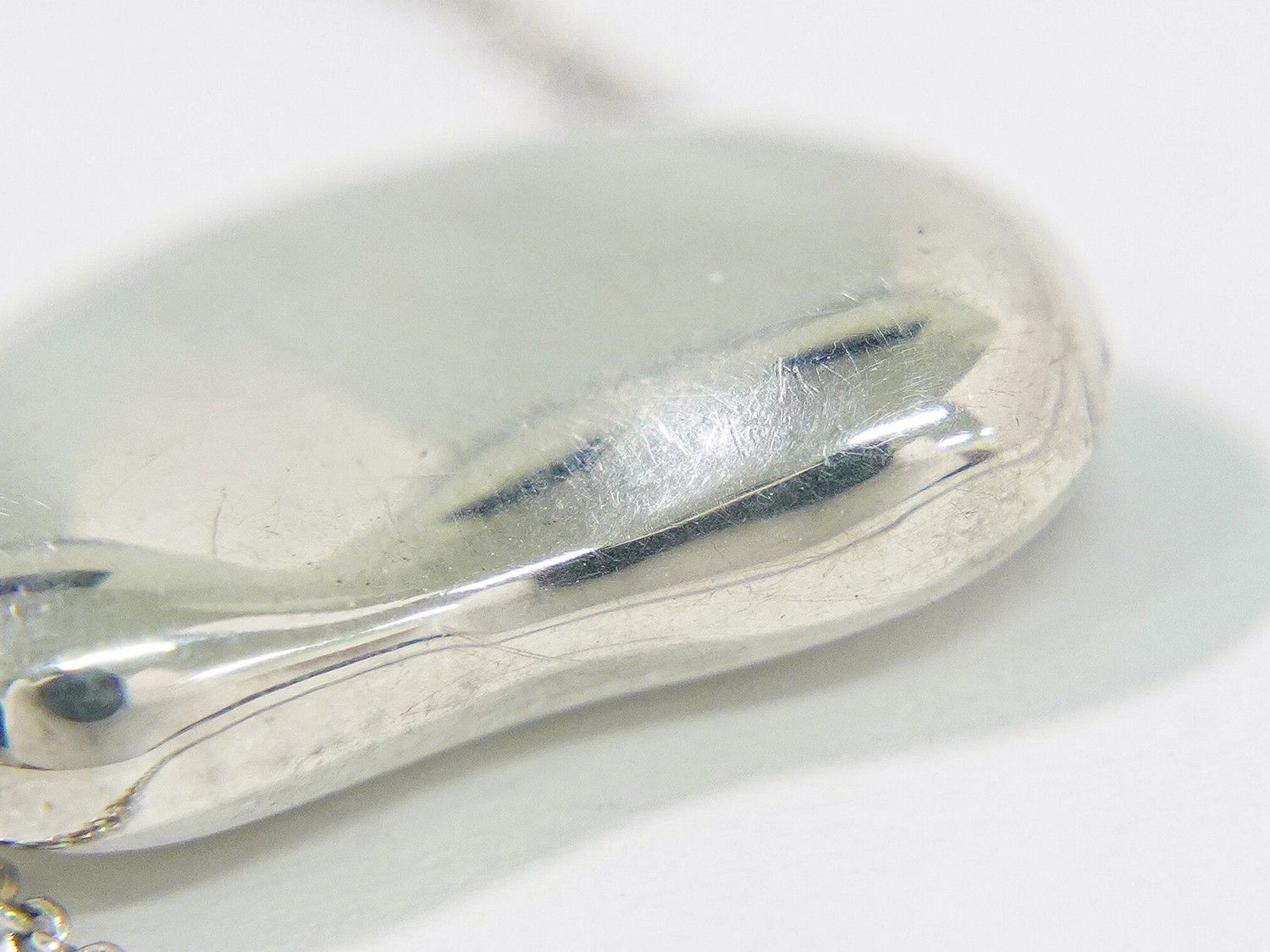 Tiffany & Co Bean 925 Necklace Pendant Silver — view 5
