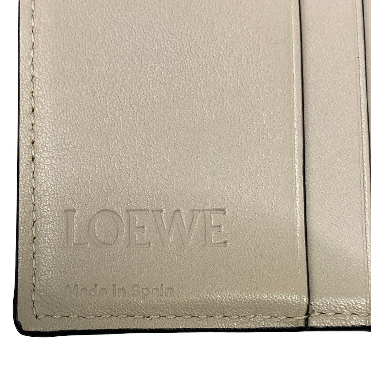 Loewe Bifold Wallet Compact Zip Rosemary Tan Zip Around — view 5