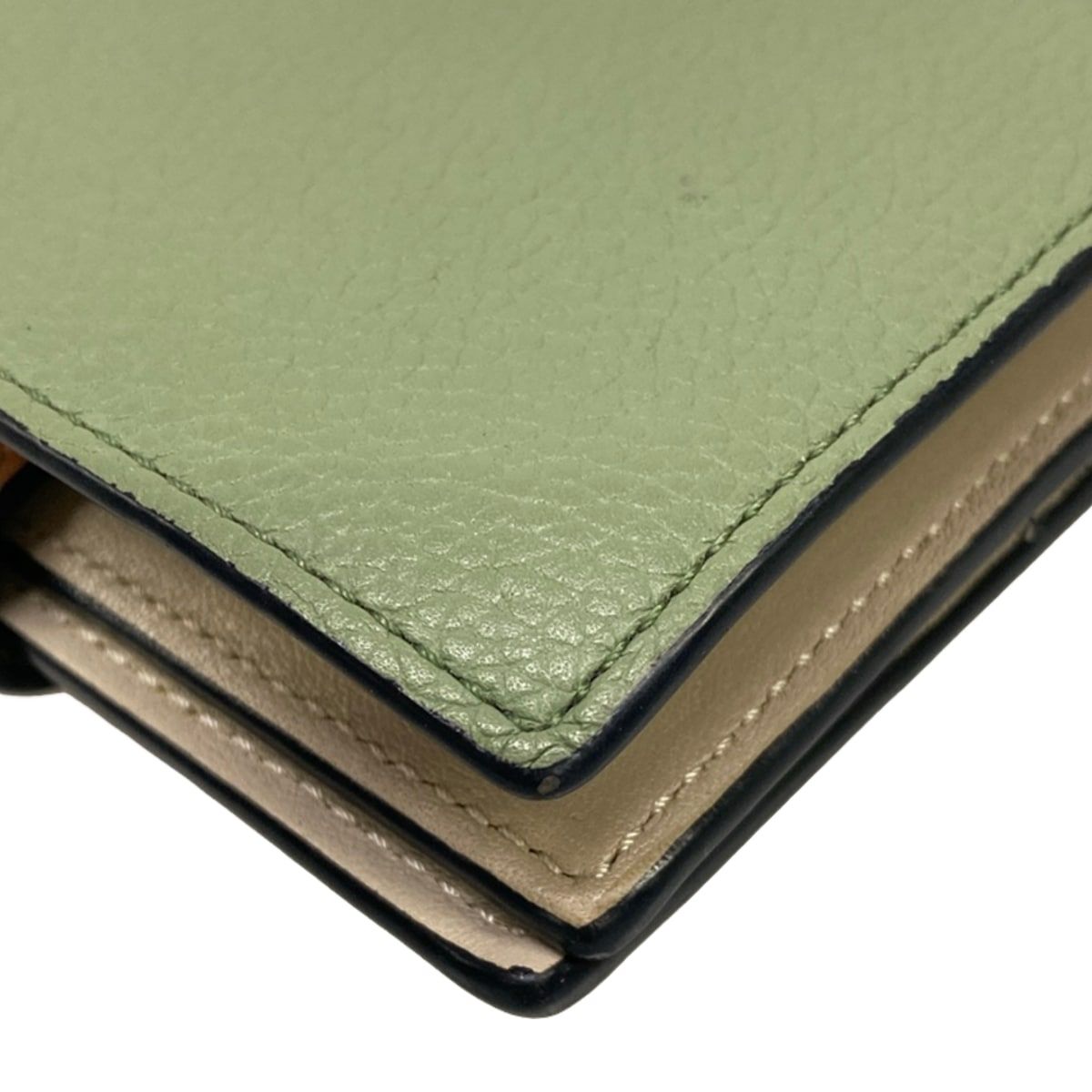 Loewe Bifold Wallet Compact Zip Rosemary Tan Zip Around — view 9