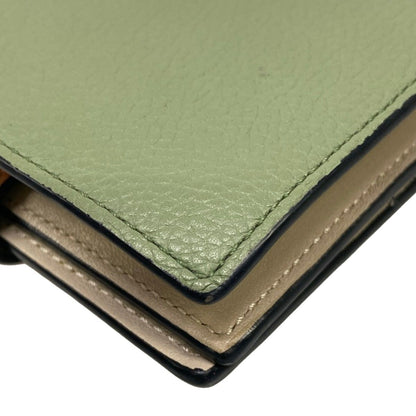 Loewe Bifold Wallet Compact Zip Rosemary Tan Zip Around — view 9