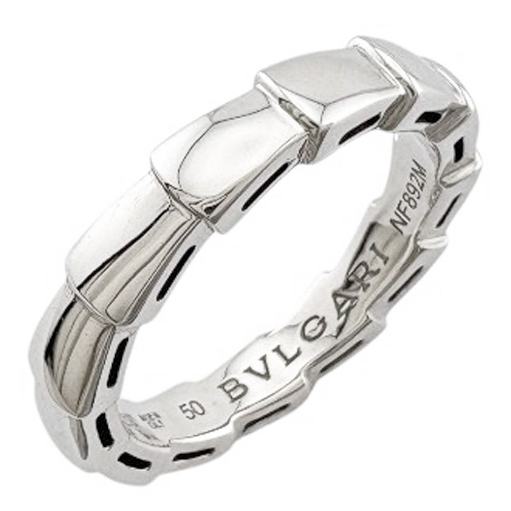 Bvlgari Serpenti Vipa Ring 18k White Gold