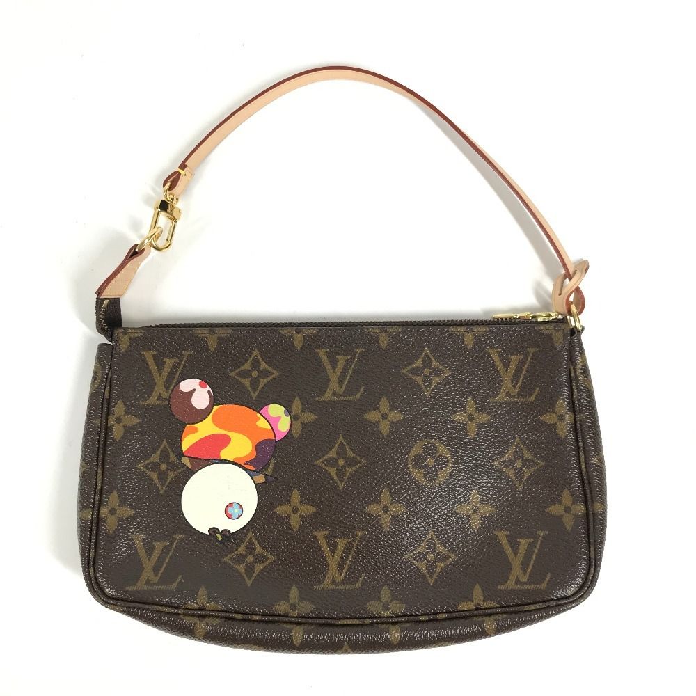 Louis Vuitton Shoulder Bag Pochette Monogram Canvas Brown — view 2