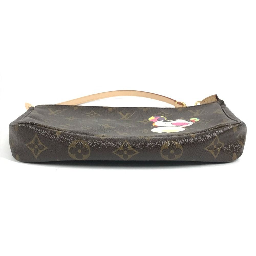 Louis Vuitton Shoulder Bag Pochette Monogram Canvas Brown — view 5