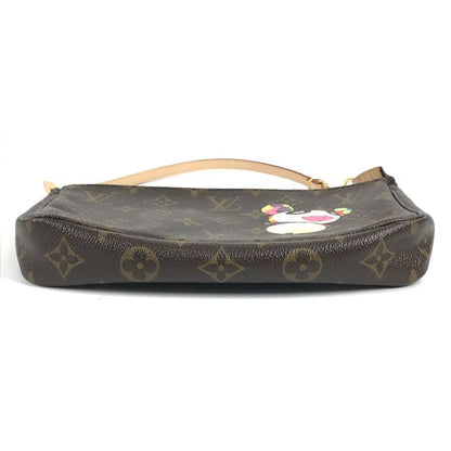 Louis Vuitton Shoulder Bag Pochette Monogram Canvas Brown — view 5