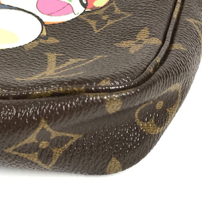 Louis Vuitton Shoulder Bag Pochette Monogram Canvas Brown — view 6