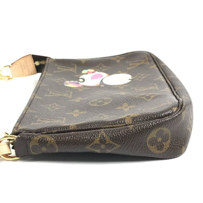 Louis Vuitton Shoulder Bag Pochette Monogram Canvas Brown — view 4