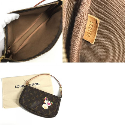Louis Vuitton Shoulder Bag Pochette Monogram Canvas Brown — view 9