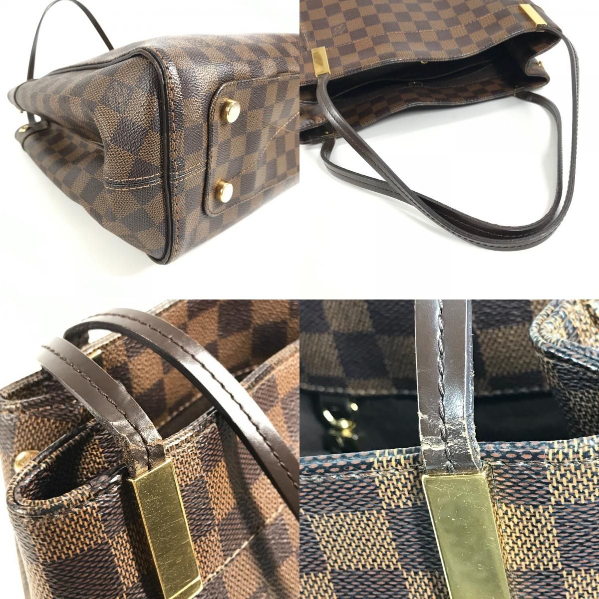 Louis Vuitton Shoulder Bag Marybone PM Damier Canvas Ebene Brown — view 7