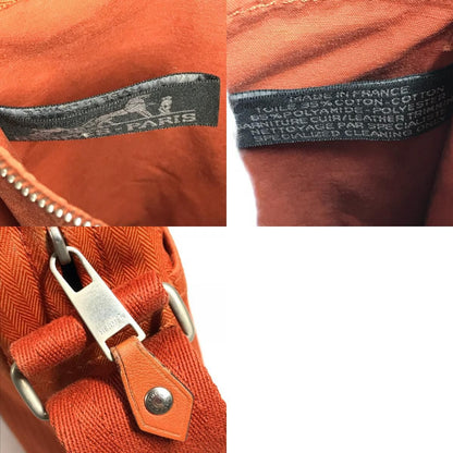 Hermes Shoulder Bag Acapulco Bandouliere Canvas Orange — view 9