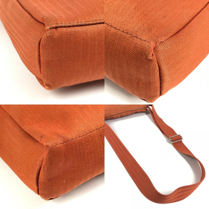 Hermes Shoulder Bag Acapulco Bandouliere Canvas Orange — view 7