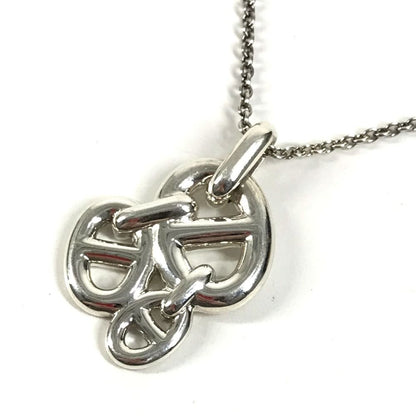 Hermes Necklace Chaine D'ancre PM Enchainee Silver