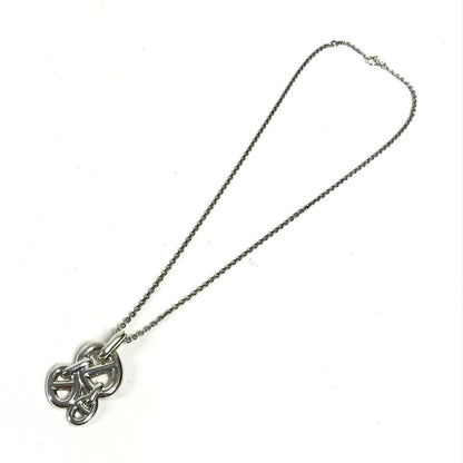Hermes Necklace Chaine D'ancre PM Enchainee Silver — view 3