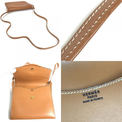 Hermes Shoulder Bag Vauchamonix Natural Brown — view 8