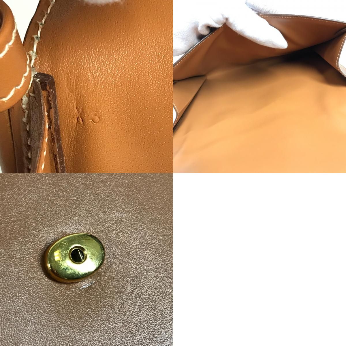 Hermes Shoulder Bag Vauchamonix Natural Brown — view 9