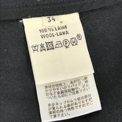 Hermes Skirt Wrapped Wool Black — view 8