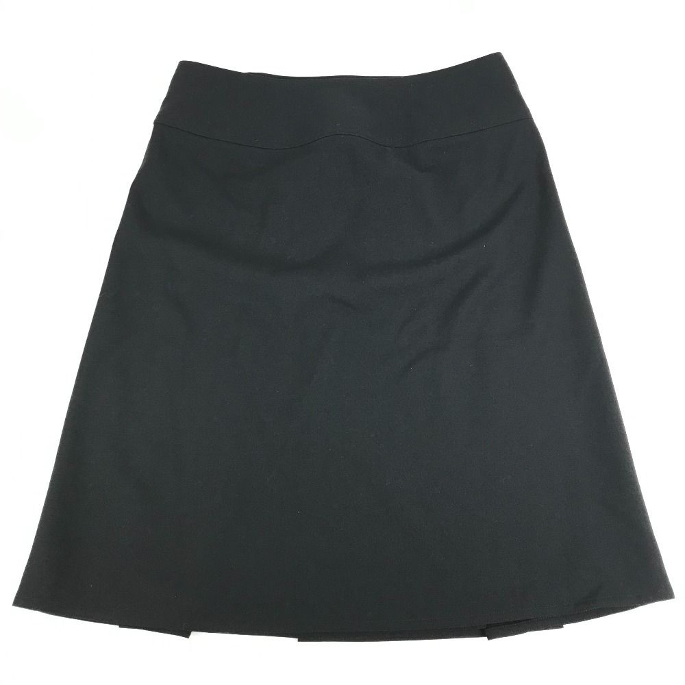 Hermes Skirt Wrapped Wool Black — view 2